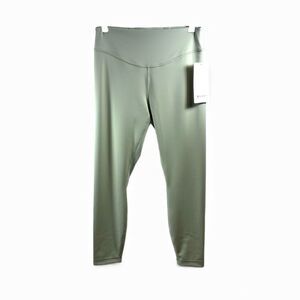 Lululemon NWT Wunder Under Smooth Cover High Rise Tight 25” in Fog Size 10